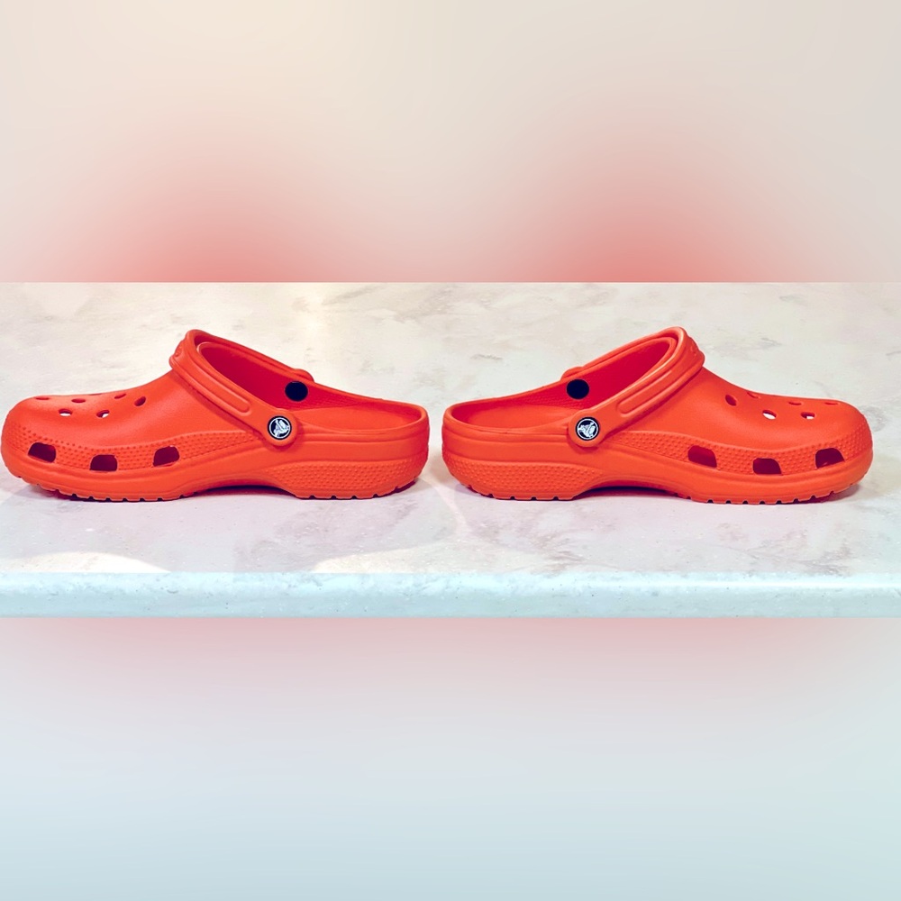 EUC Crocs Unisex Adult Classic Clog Neon Watermelon Size 11 W, 9M - Picture 6 of 8